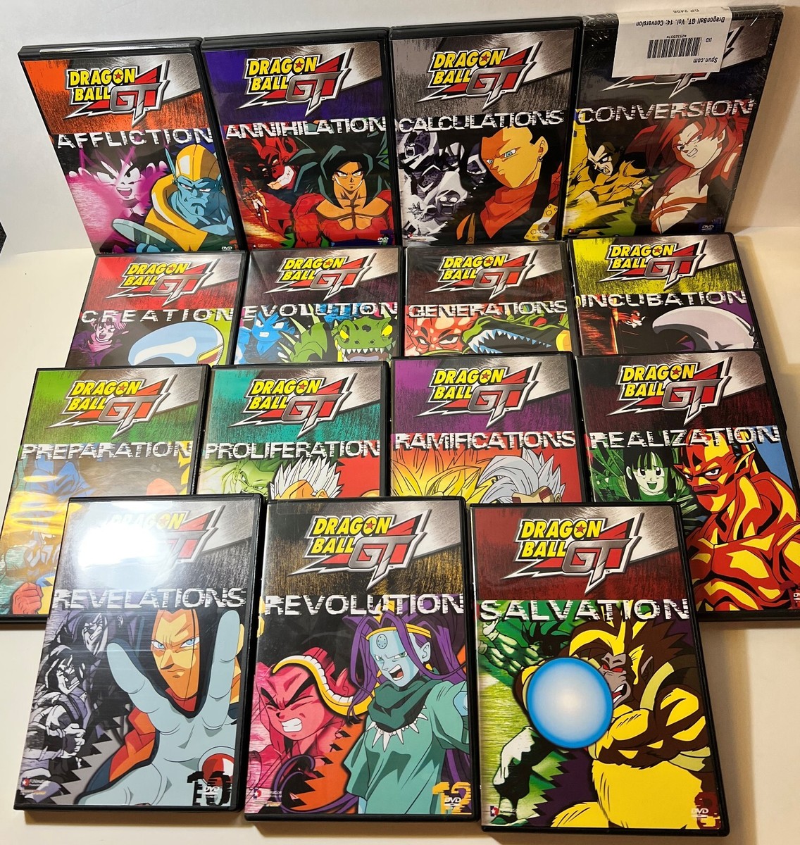 Set of 15 Dragon Ball GT DVD's VG+ Condition DVD | eBay