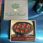 NOS AAA National Award Grille Badge Bumper Topper Sign Emblem Accessory in Box