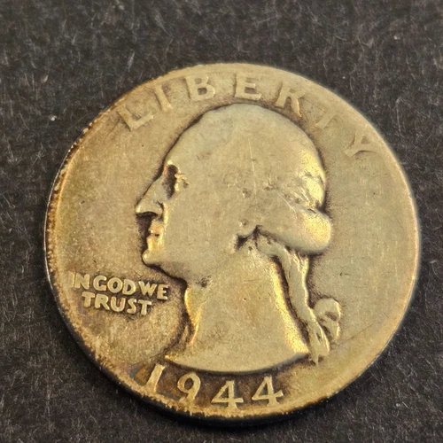 1944s Washington silver quarter