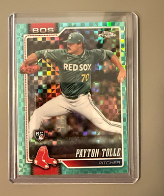 2026 Topps Chrome Baseball - Payton Tolle - Red Sox - Geometric Refractor /199