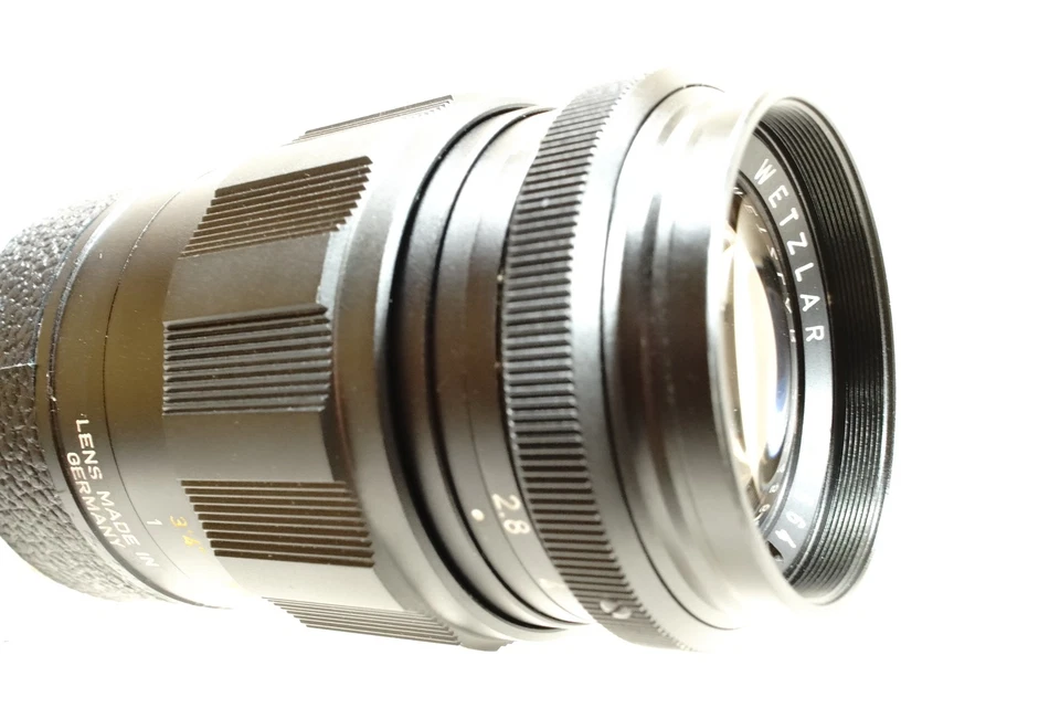 Envío gratuito [COMO NUEVO++ en estuche] Lente negra Leica Leitz Elmarit M 90 mm f2,8 JAPÓN Foto 4 de 4