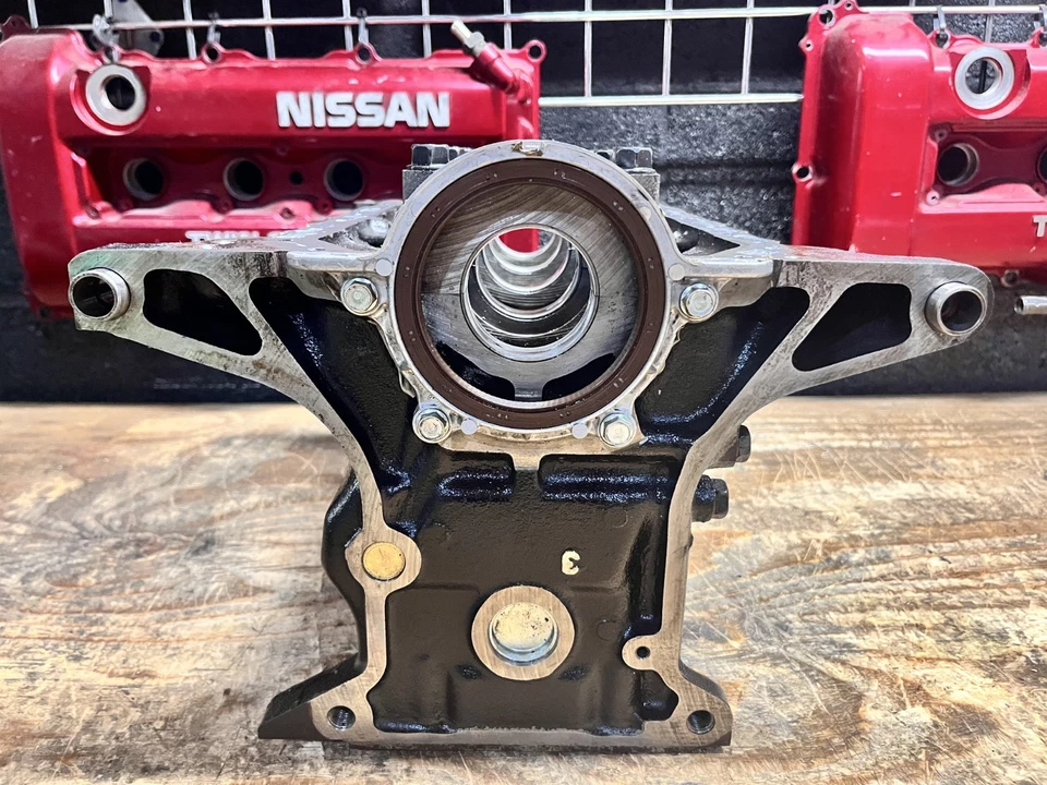 Bloque de motor Mazda Miata MX5 NA6 1990-1993 1,6 L con chorros de aceite sello principal trasero Foto 3 de 4