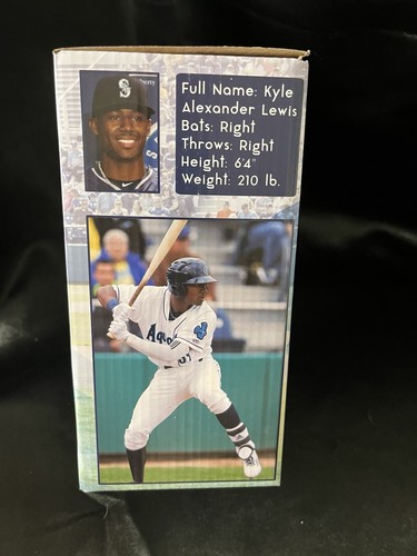 Kyle Lewis Bobblehead Everett Aquasox Golden Spikes 6/16/2017 Only 1000 made! - Picture 4 of 6