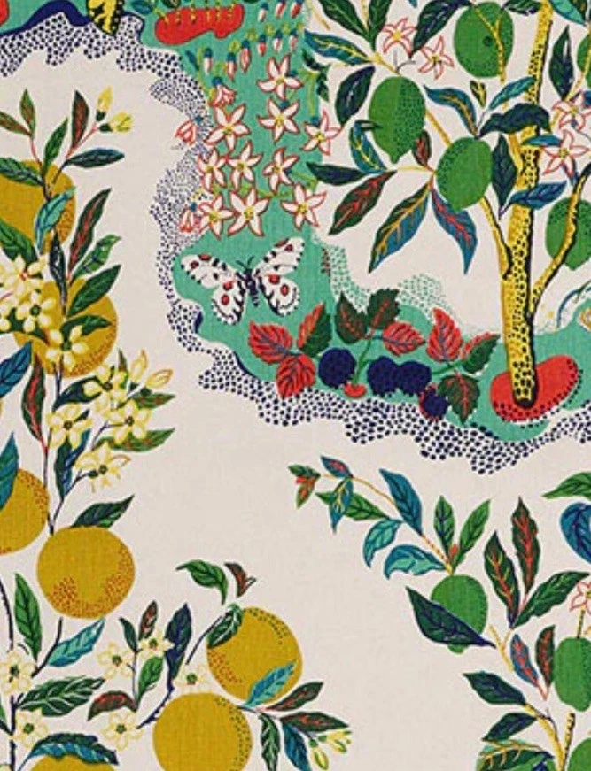 Schumacher Fabric 'CITRUS GARDEN - PRIMARY' 2 METRES - INDOOR/OUTDOOR FABRIC - Image 3 of 4