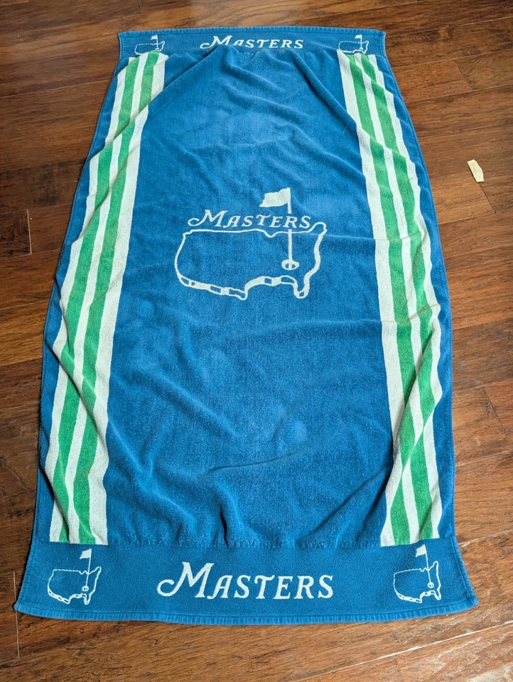 RARO Master's Tournament Toalha de Praia - Vintage Augusta National Edição Limitada - Imagem 3 de 4