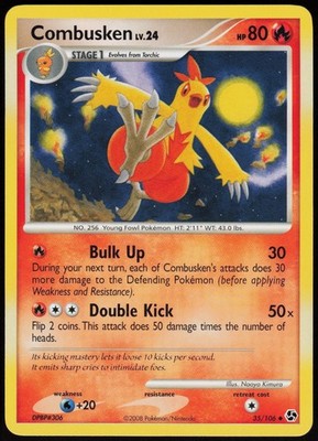 Combusken 35/106 Great Encounters Uncommon Pokemon Karte - NM