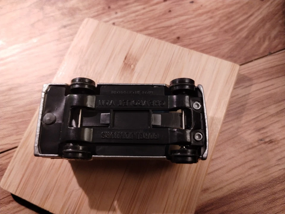 Matchbox Superfast Chevy Van Superman 1979 DC Comics Vintage Diecast Silver 1:64 Foto 4 de 4