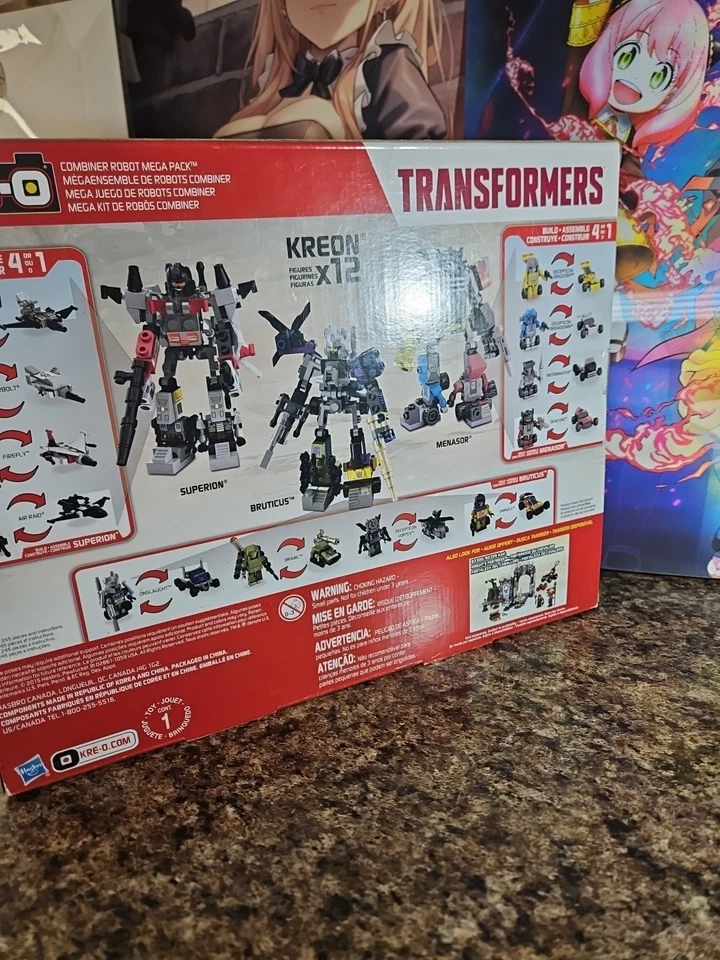 KRE-O Transformers COMBINER ROBOT MEGA PACK Kreon x12 New Sealed - Image 3 of 4