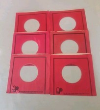 45 RPM 7" RECORD SLEEVES CO. SLEEVE 6 PACK SEE PHOTOS Bell Records SLV309