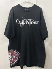 San Francisco 49ers Shirt - Mens 2XL - Short Sleeve - Black - Cali Niner