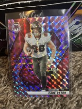2024 Panini Prizm Cade Otton #211 Purple Mosaic Prizm Tampa Bay Buccaneers