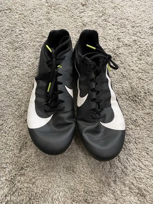 Nike Zoom Rival S Black Striped Big Swoosh Track Spikes 907564-017 Mens 9 2018
