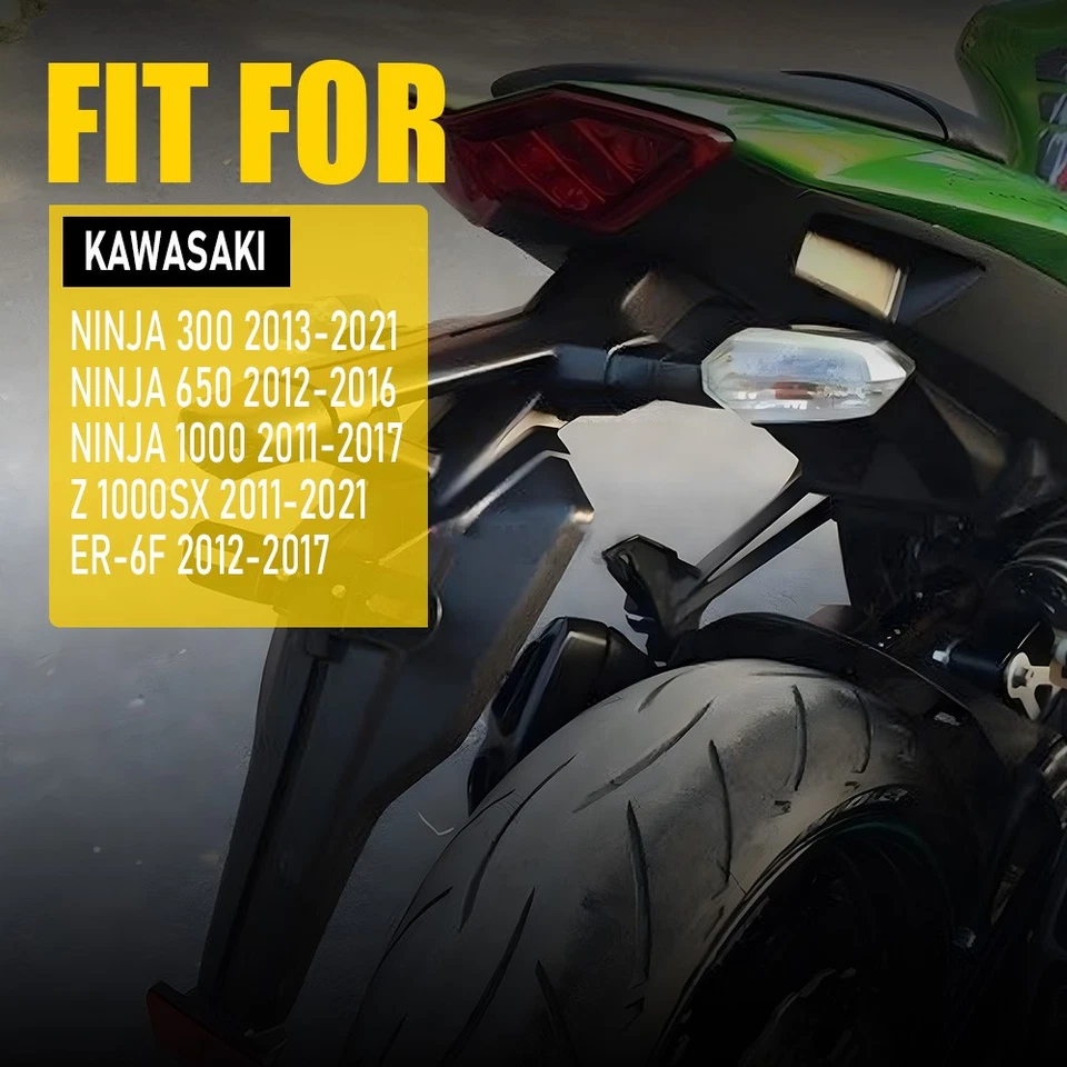 2x Luces intermitentes ámbar para moto Kawasaki Ninja 300 2013-2021 Foto 2 de 4