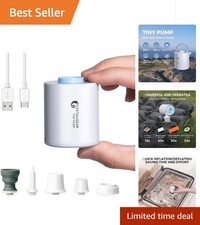 Ultra-Mini Portable 2.82oz Air Pump - Rechargeable  Efficient for Inflatables
