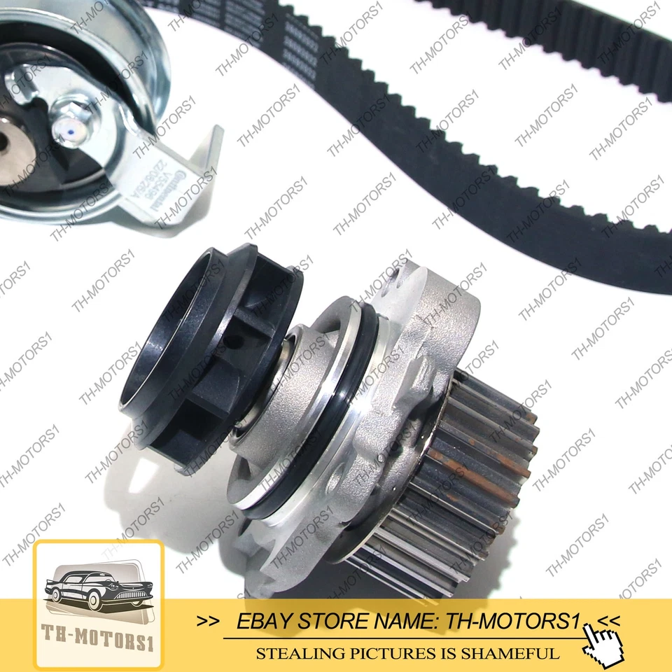 Kit de correa de distribución OEM con bomba de agua para VW Golf Beetle Jetta 1.8T AUDI TT Quattro Foto 4 de 4