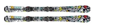 Head Monster Easy Kid's All-Mountain Skis, 107cm w/ JRS 4.5 GW CA