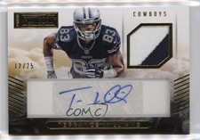 2015 Panini Playbook Signature Materials Prime /25 Terrance Williams #SM-TW Auto