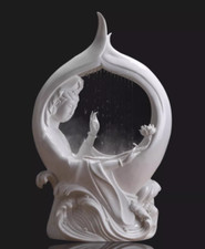 China Buddhism Dehua White Porcelain Kwan-yin Guan Yin Bodhisattva Buddha Statue