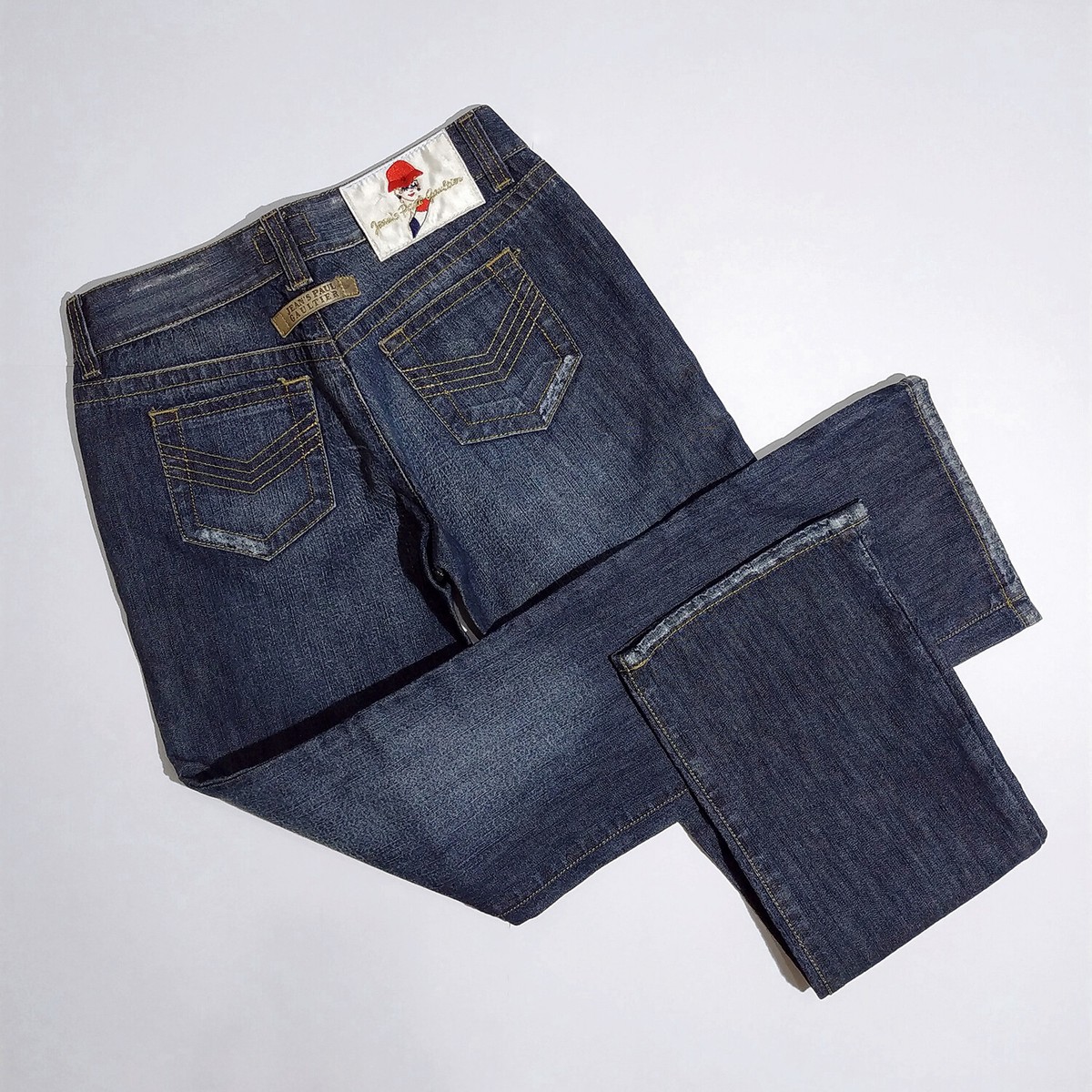 JEAN'S PAUL GAULTIER. Washed Jeans Couture. Cotton 89%, Silk JEAN'S PAUL GAULTIER. Washed Jeans Couture. Cotton 89%, Silk