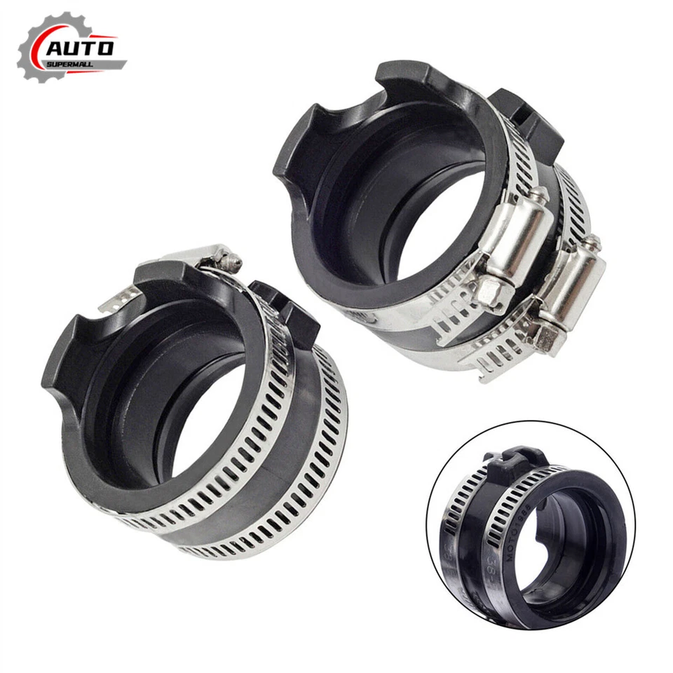 2x Carburetor Intake Manifold Boot For Honda Shadow Aero ACE Sabre Spirit VT1100 Foto 3 de 4
