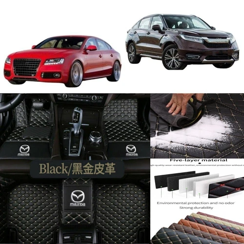 For Mazda All Models Car Floor Mats Anti-slip Luxury Custom Carpets Waterproof - Picture 5 of 43