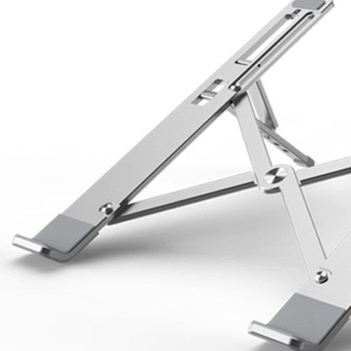 Coolcold Laptop Stand Height Adjustable Aluminum Laptop Riser Holder Bracket Inv - Afbeelding 4 van 8