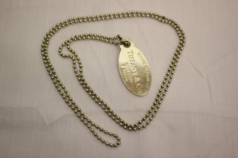 Tiffany & Co New York T36698 925 Argento Sterling Collana - Immagine 4 di 4
