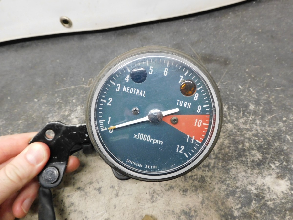 1976 Honda CB 200 CB200 Tach Tachometer & Mount 2624A | eBay