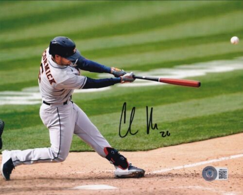 CHAS McCORMICK Signed Houston Astros 8x10 Photo (Beckett Witness Certified) - Picture 1 of 3