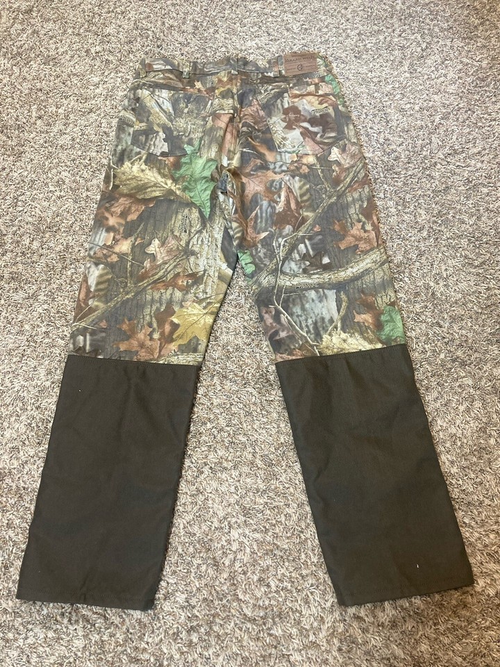 Wrangler Rugged Wear Hunting Brush Pants Brown Green Forest Camo Mens Size 34x30 eBay