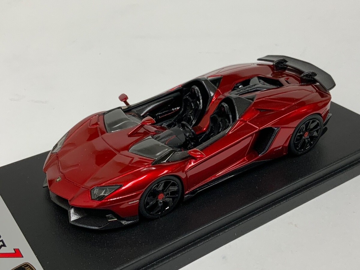 1/43 Looksmart Lamborghini Aventador J Metallic Red 2012