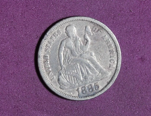 1885- Seated Liberty one Dime #P22411