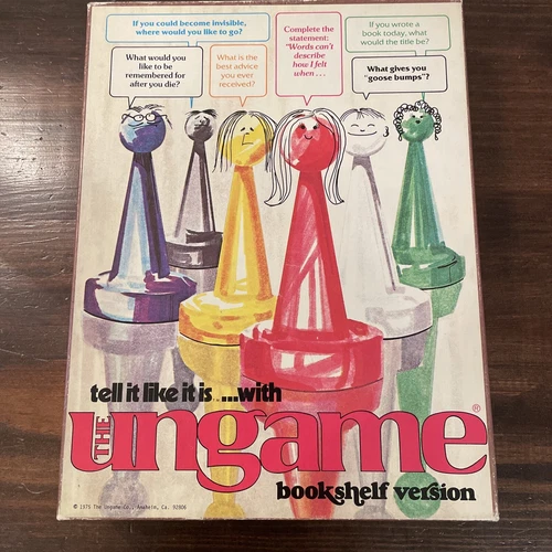 The Ungame Vintage Game. Bookshelf Version. 1975