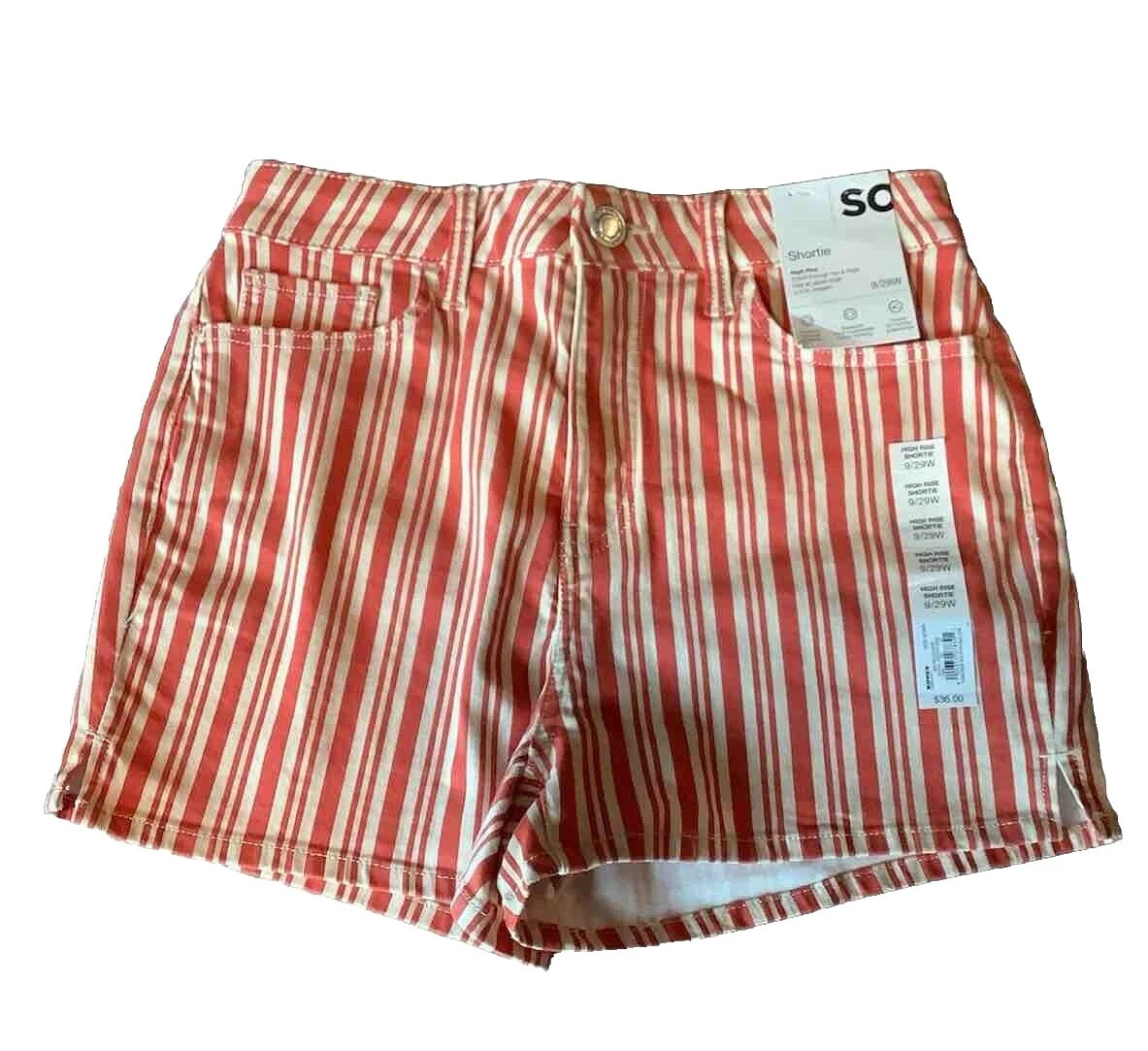 Pantalones cortos a rayas SO Women's para Mujer