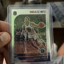 2019-20 Panini NBA Hoops Premium Stock - #223 Jordan Poole (RC)