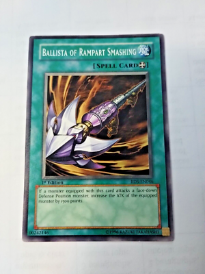 YuGiOh Ballista of Rampart Smashing Rise of Destiny RDS-EN046 1st Ed.-Edge Wear YuGiOh Ballista of Rampart Smashing Rise of Destiny RDS-EN046 1st Ed.-Edge Wear