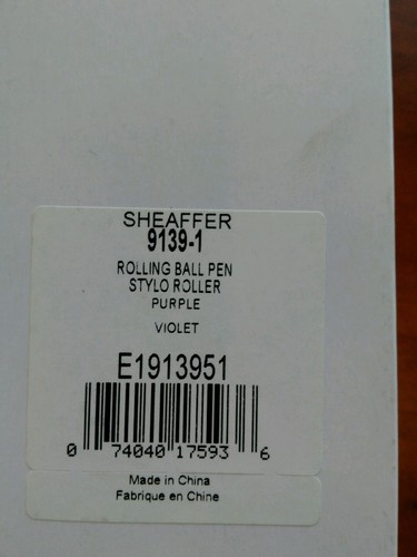 Sheaffer Prelude Rollerball Pen, Púrpura 100% Auténtico - Imagen 3 de 4