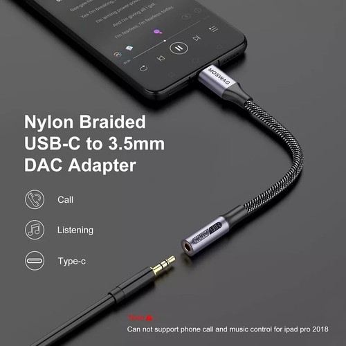 USB Type C To 3.5mm Headphone Jack Adapter Audio Adapter Aux Dongle Cable Cord - Picture 13 of 18