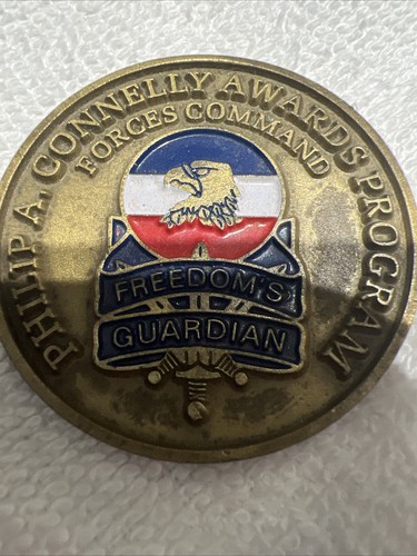 Philip A. Connelly Award Forces Command Challenge Coin 1.5 " - Picture 8 of 8