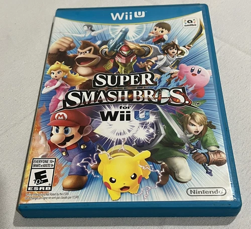 Super Smash Bros. (Wii U, 2014) Tested Nintendo Wii U Complete CIB