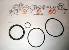 Force Mercury Chrysler Outboard Piston Trim Cylinder O Ring Kit Set of Seals