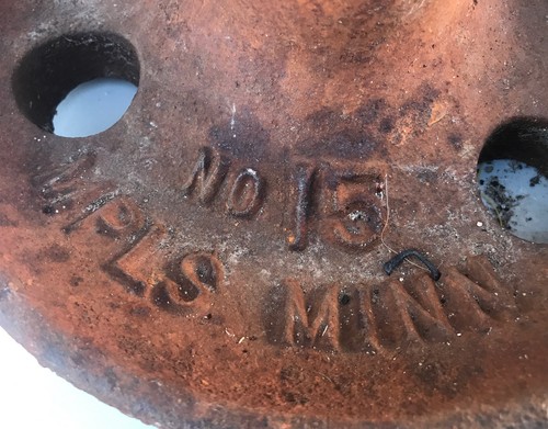 Old 10# Acme Foundry Iron Mushroom River Boat Anchor - Minneapolis, MN - Picture 3 of 6