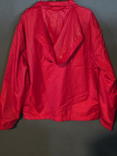 Kings Island Amusement Park WINTERFEST Employee Red Jacket Size XL Coat - Picture 7 of 8
