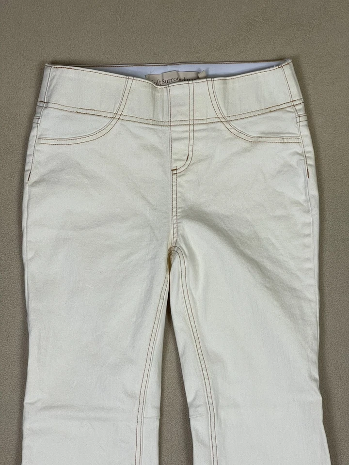 Pantalones Soft Surroundings Adulto PXS Pull On Jeggings Cómodos Elastizados Acampanados Para Mujer Foto 2 de 4