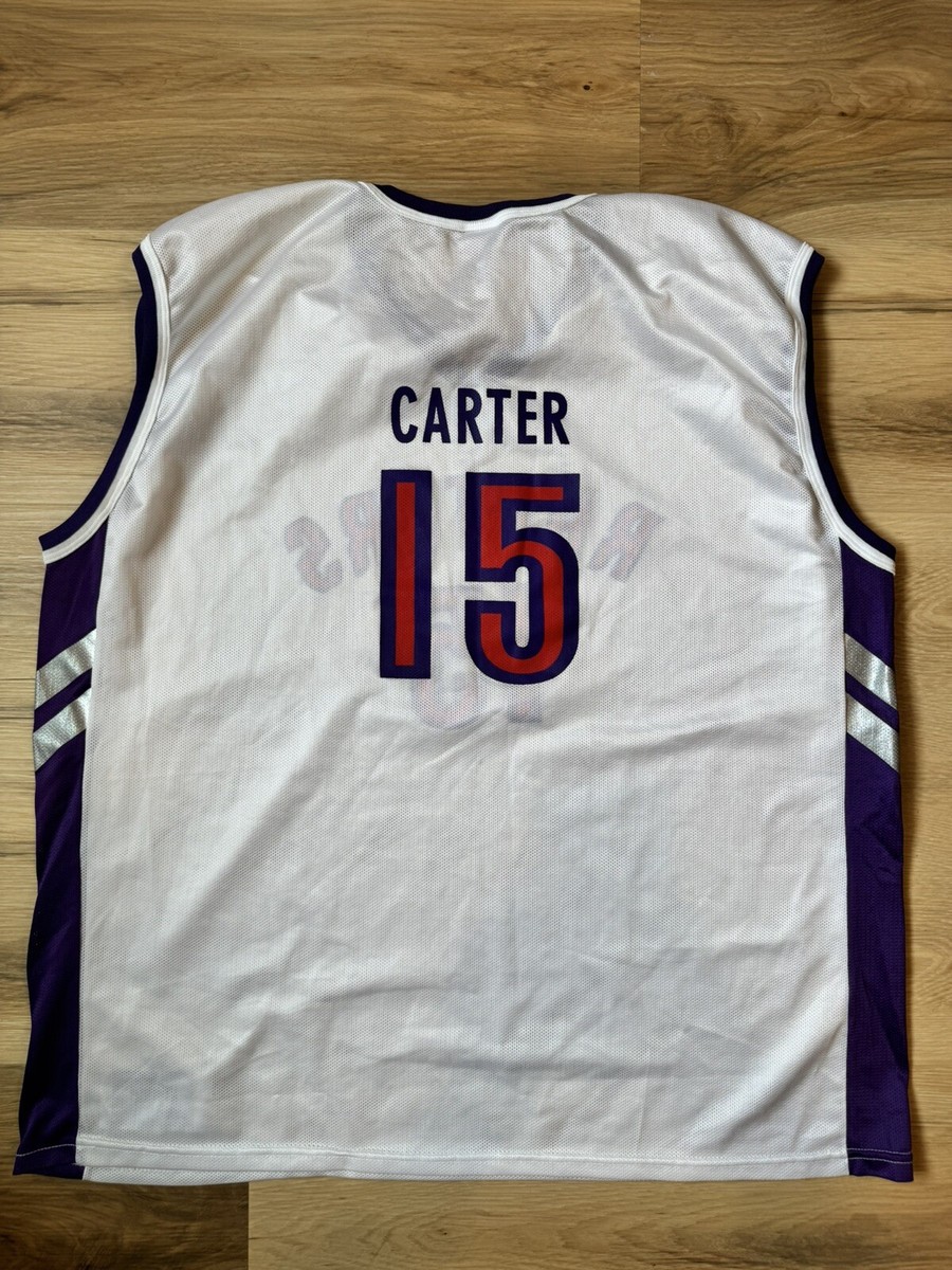 Vintage NBA Vince Carter Toronto Raptors Champion White