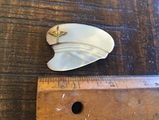 ORIGINAL WWII USAAF SWEETHEART PIN MOP MOTHER OF PEARL HAT PIN - HOMEFRONT