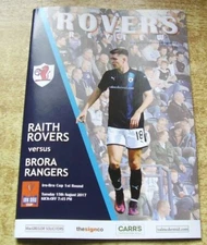 RAITH ROVERS PROGRAMMES 2017/18