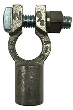 5 Pack of Straight Barrel Top Post Battery Terminal Cable End 2/0 AWG Negative