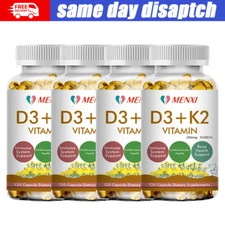 Vitamin K2 & D3 Vitamin Supplement with BioPerine, Boost Immunity & Heart Health