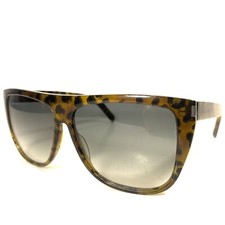 SAINT LAURENT SL 1 007 Tortoise Shield Sunglasses Brown MSRP 360 
